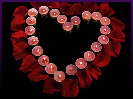 White candle true love spell